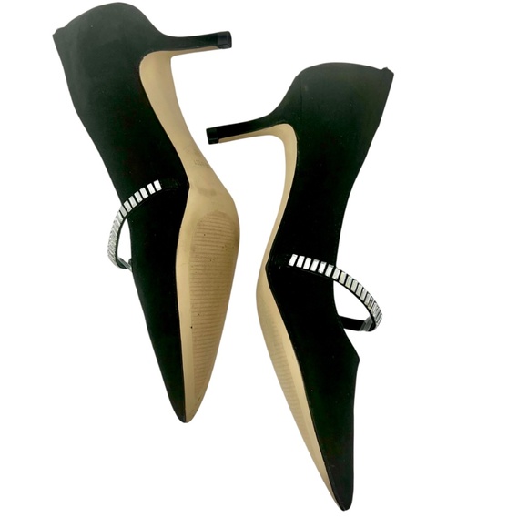 Nine West Women's Adara Black w/Crystals Heels/Pumps size 6 *NWOT* - Picture 4 of 12